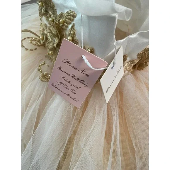 Gorgeous Tulle Princess Birthday Flower Girl Pageant Dress